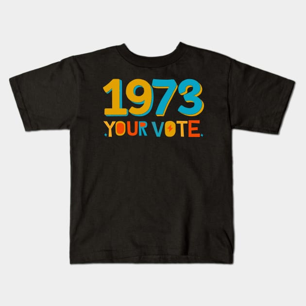 1973 Kids T-Shirt by Myartstor 